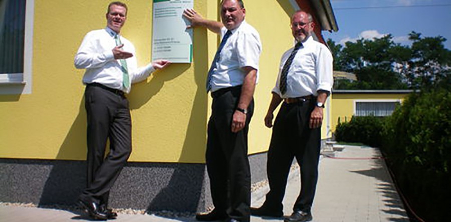 Bezug des neuen Bürogebäudes