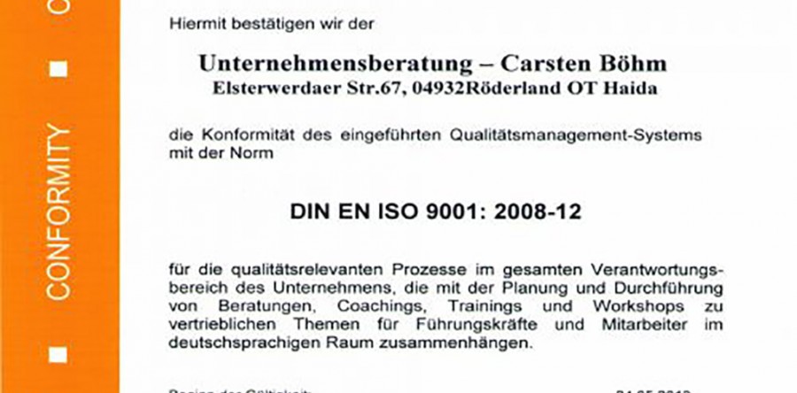 Wir setzen auf Qualität