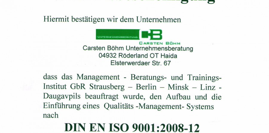 DIN EN ISO 9001:2008-12