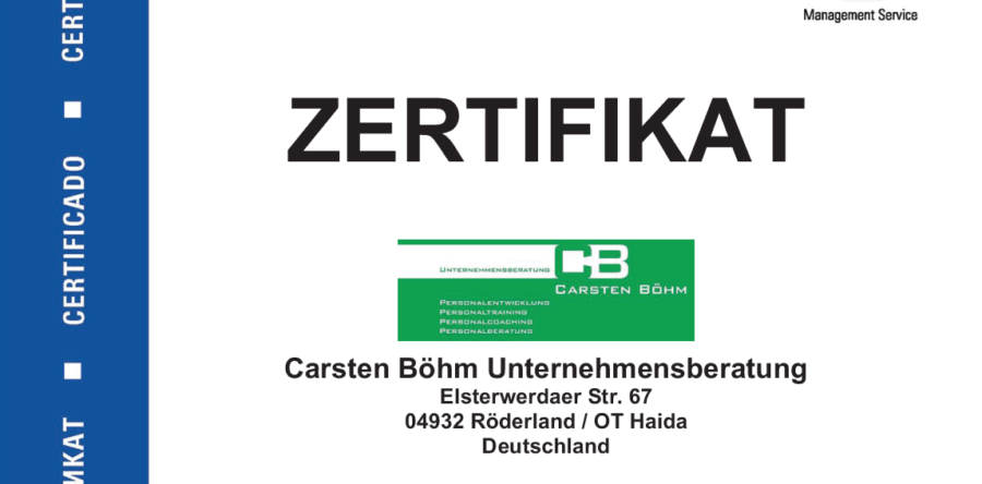 CBU – Zugelassener Träger nach dem Recht der Arbeitsförderung (AZAV)
